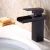 Import Square Bathroom Taps Black China Factory Washroom Taps from China