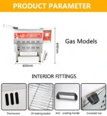 Stainless steel Gas Fryer/ Fried Chicken Fryer