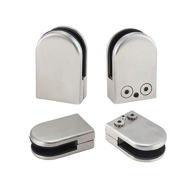 Stainless steel glass clip clamp