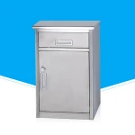 Stainless Steel Hospital Bed Side Table