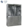 stainless steel hospital medicine cabinet in modular clean room