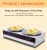 Import Stainless Steel Reliable Quality Double-head electric/Gas Crepe maker for sales from China
