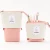 Import Stand up Pencil Holder Telescopic Pencil Case Transformer Pen Box Cartoon Cute Stationery Pouch Bag Canvas+PU Cosmetics Pouch from China