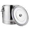Steel Milk Container with Food Grade Sealing Ring, Oxidation-Resistant