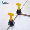 Steel Pin T-lock Floor Tool reusable tile leveler spacers with special wrench reusable tile leveling systems