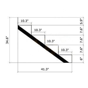 Steel Step Riser 4 Step Plan Buy Steel Stair Step Riser - 4 Step For Deck Height 35