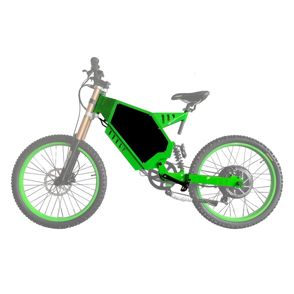 Steel stealth bomber electric bicycle frame for dirt bike