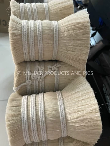 stock Hair Extensions Goat mohair yak tail hair straight type to make brush