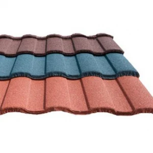 Stone coated metal roofing tiles stone coated steel roofing