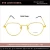 Import Stylish Look Deep Gold Titanium Eyeglasses Frames from South Korea