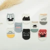 Summer Indoor Cartoon Pattern Combed Cotton Children Slipper Socks Infants and Young Baby Non-slip Socks