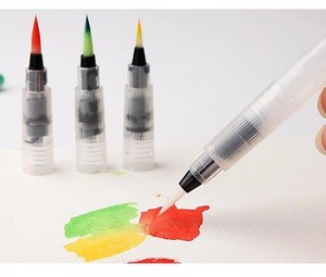 Superior Quality Refillable Aritist Water Brush Pen Water Color Painting Brush Pen