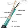 Supply opto electric composite cable G652 GDTS communication cable 4 core optical fiber hybrid cable