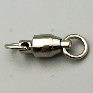 swivels  fishing  tackles  ,fishing accessories stainless steel Ball bearing swivel with split ring