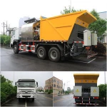 Synchronous chip sealer road sealing machine