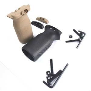 Tactical Paintball Airsoft Rug Style Front Vertical Grip For Airsoft Airgun AR15 Rifle Polymer Grip For 20mm Picatinny Rail