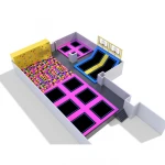The newest rectangle trampoline mat pink tent 40 ft quality assurance