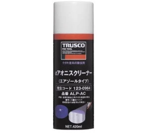 The TRUSCO hand tool which wash a machine parts