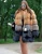 Import Thick warm winter jacket fashion outwear women coats faux fur lining parka coat with fox fur collar from China
