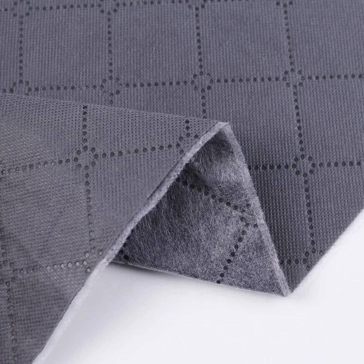 Three layer grey 100% polyethylene needle-punched medical non-woven best price pp nonwoven fabric