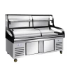 Three-Temperature Seafood Freezer Machine Cooler Display Refrigeration Equipment for Supermarket and Restaurant