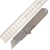 Titanium knife Universal box cutter quick change blades Folding Pocket Utility Knife mini box cutter