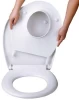 Toilet seat with slow close and quick release function including baby seat for bathroom made in China