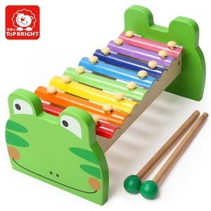 Top Bright Wooden Chinese Baby Musical Instruments Toys  Made in China 7136