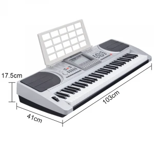 Top Quality Music Instrument 613 Keys Digital Piano Keyboard Musical Toys Custom Demo song big LED screen electronic organ