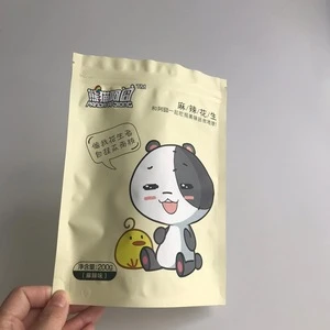 Top quality organic coffee scrub packaging private label custom printed plastic bag