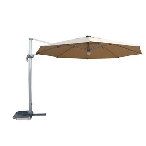 Top quality parasol 2019 factory fast delivery and supply roma style with led beach patio sun umbrella