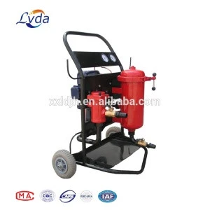 Transformer electrostatic oil cleaning for hydraulic filtration system