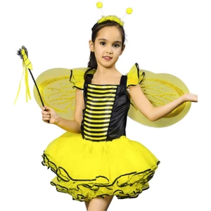 TV & Movie Costumes Girls Dress Kids Ladybug Bumble Bee Fancy Dress Up Outfit Carnival Halloween Party