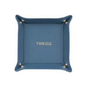 Twinsis Design Leather  home office  Tray Square  Key Tray Folding Valet Tray