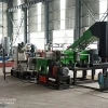 Two stage plastic recycling machine manufacture