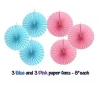 Umiss Paper fans, BOY OR GIRL Banner,Mummy to Be Sash, gender reveal foil latex balloons  baby shower party decoration supply