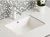 Import Undermount rectangular commercial ceramic basin sink bathroom from China