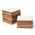 Import Unfinished wood square tile cutouts for DIY ornament blank wooden crafts from China