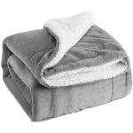 Unique Portable Custom Printed Sherpa Fleece Blanket