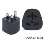 Universal Travel Adaptor UK to EU, CN,india,Australia and serial countries transfer adaptor with CE and BS8546 Certification