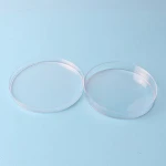 use of round plastic culture dish and petri dish