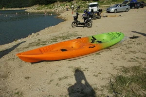 UV resistant double fishing kayak/ fishing canoe for sale racing kayak/ 2+1 sit on kayak
