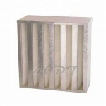 V-bank filter v-bank hepa air filter