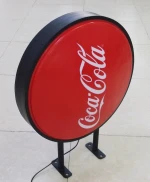 vacuum forming signage acrylic panel advertising outdoor wall sign