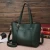 Import vintage large capacity women pu leather tote handbag with straps fashion ladies designer style brown leather handbags from China