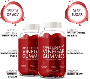 vitamins gummies Organic Apple Cider Vinegar Gummies for Weight Control