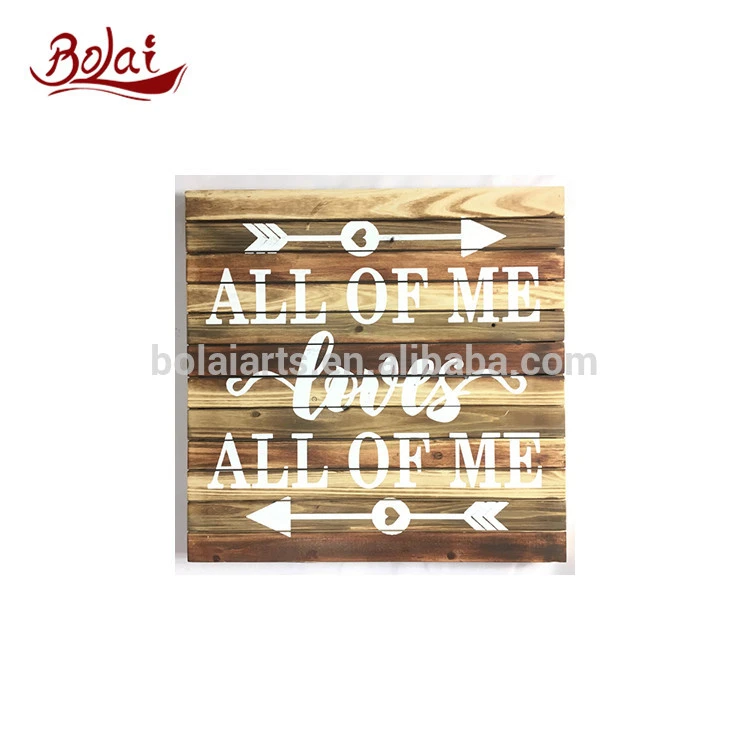 Wall Art Solid Wood Sign Home Decor