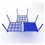 warehouse cargo storage equipment fabric roll pallet double stack pallets