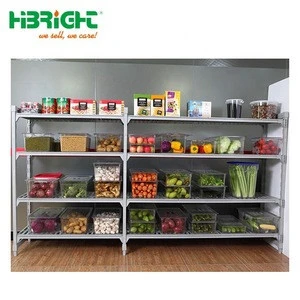 warehouse rack cold room freezer plastic iron NSF environmental food storage stacking shelves