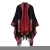 Import Warm cape ethnic wind cashmere tassel cashew flower windproof scarf shawl cape knit poncho from China